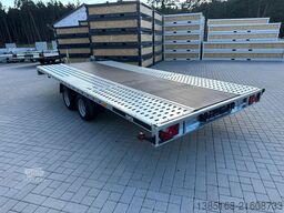 Martz 2,7t 4,5m mit Seilwinde Auto Anhänger Trailer KFZ Transporter