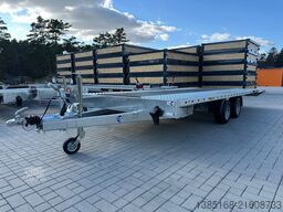 Martz  2,7t  4,5m mit Seilwinde Auto Anhänger Trailer KFZ Transporter