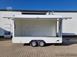 trailershop Aero Retro Verkaufsanhänger Leerwagen für diy Ausbau 420x200x230cm sofort