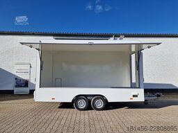 trailershop Aero Retro Verkaufsanhänger Leerwagen für diy Ausbau 420x200x230cm sofort