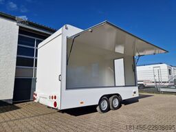 trailershop Aero Retro Verkaufsanhänger Leerwagen für diy Ausbau 420x200x230cm sofort