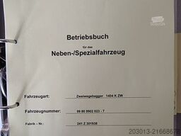 ATLAS 1404K ZW 4x4 ZW RAIL Zweiwegebagger + Anbauteile