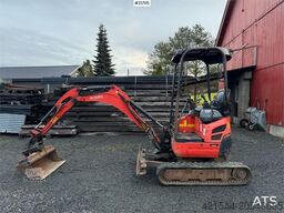 Kubota U17-3a Mini Excavator with 4 Buckets, Ripper, and