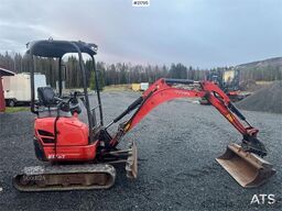 Kubota U17-3a Mini Excavator with 4 Buckets, Ripper, and