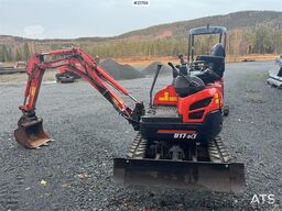 Kubota U17-3a Mini Excavator with Grading Bucket – Custom