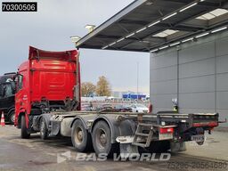 Scania R650 R 8X4 8x4 chassis Retarder Big-Axle semi A...