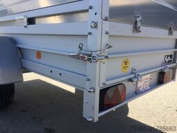 KOCH U4 + Alu-Bordwandaufsatz Kastenanhänger ungebrem