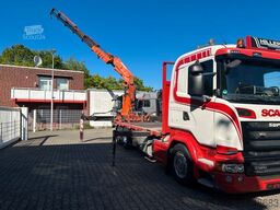 SCANIA R520 V8 Pritsche+ ATLAS 390 Kran +Lift-Lenkachse