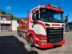 SCANIA R520 V8 Pritsche+ ATLAS 390 Kran +Lift-Lenkachse