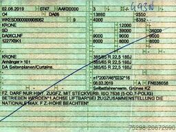 KRONE SD / Liftachse / EDSCHA