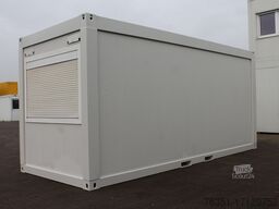 20 ft. Bürocontainer, gebraucht mit Toilette und Pantry