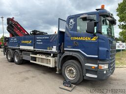 Πλατφόρμα φόρτωσης Scania G480 6x4 PRITSCHE + KRAN (31m) HMF 4720 K7 + JI...