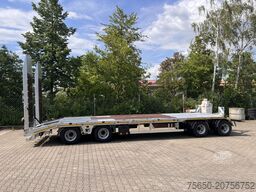 Möslein T4 VB H1 gerade neuer 4 Achs Tieflader gerade hydraulischen Rampen