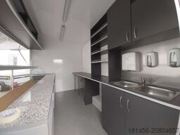 Other Kühltheken Verkaufsanhänger VK P 360 220cm breit mit 300cm Glastheke Kühlung