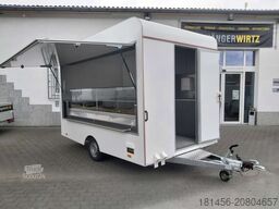 Other Kühltheken Verkaufsanhänger VK P 360 220cm breit mit 300cm Glastheke Kühlung