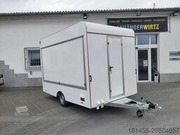 Other Kühltheken Verkaufsanhänger VK P 360 220cm breit mit 300cm Glastheke Kühlung