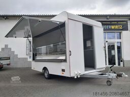 Other Kühltheken Verkaufsanhänger VK P 360 220cm breit mit 300cm Glastheke Kühlung