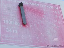 MAN 8.180 LE,Klaas 28-34, 34m,Seilwinde,1.046 Std.