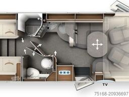 CARTHAGO chic c-line I 4.9 LE Sky Dream Comfort