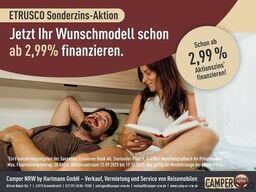 ETRUSCO T 7400 QBC +Queensbett+Markise+Ohne Hubbett