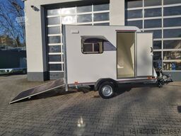 Tomplan Sport uns Transport Camping isolierter Koffer mit Heckrampe führerscheinfrei 100km/H Neu