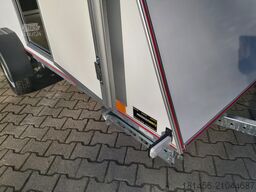 Tomplan Sport uns Transport Camping isolierter Koffer mit Heckrampe führerscheinfrei 100km/H Neu