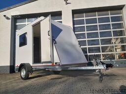 Tomplan Sport uns Transport Camping isolierter Koffer mit Heckrampe führerscheinfrei 100km/H Neu