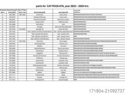 CATERPILLAR Ersatzteile M319-07A