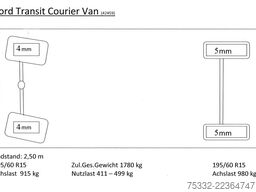 Ford Transit Courier Trend Klima 6 Gang Tüv 7