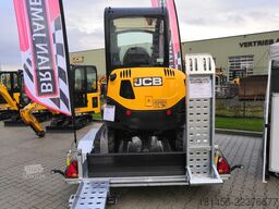 Brian James Trailers Maschinentransporter Auffahrrampen verschiebbar Anhänger Digger Plant  2700kg