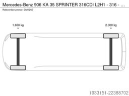 Mercedes-Benz 906 KA 35 SPRINTER 316CDI L2H1 - 316 - automaat...