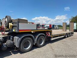KÄSSBOHRER Lowbed 3-Achs Auflieger Hydr Rampen *Lenk*BJ-19
