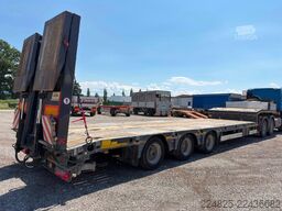 KÄSSBOHRER Lowbed 3-Achs Auflieger Hydr Rampen *Lenk*BJ-19