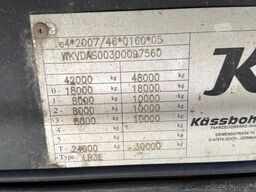 KÄSSBOHRER Lowbed 3-Achs Auflieger Hydr Rampen *Lenk*BJ-19