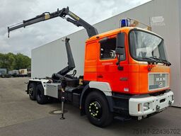 MAN 26.343 6x2*4 Meiller Abroller + Kran Feuerwehr