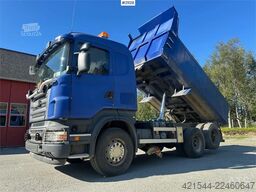 Scania R500 6x2 snow rigged tipper truck w/ plate and und
