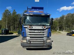 Scania R500 6x2 snow rigged tipper truck w/ plate and und