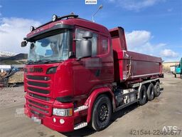 Scania R580 8x4 combi truck w/ new retarder, turntable an