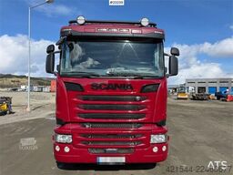 Scania R580 8x4 combi truck w/ new retarder, turntable an