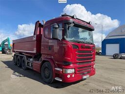 Scania R580 8x4 combi truck w/ new retarder, turntable an