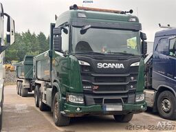 Scania R650 6x4 Tipper Truck with Istrail Tri-Axle Traile