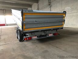 Möslein TTD13- BA Verzinkt  13 t Tandem Kipper Tiefladermit Bordwand- Aufsatz-- Neufahrzeug --