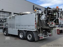 man TGA 26.430 6x2 Liftachse Müller Kanalreiniger Fahrer/Beifahrertür als Schiebetüre