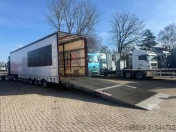  Wiese 3-Achs Mega Gabelstaplertransporter Rampen