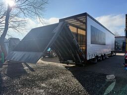  Wiese 3-Achs Mega Gabelstaplertransporter Rampen