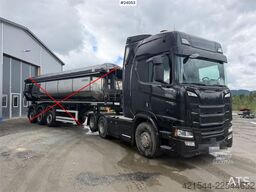 Scania R580 6x2 tractor unit w/ tipping hydraulics and ne