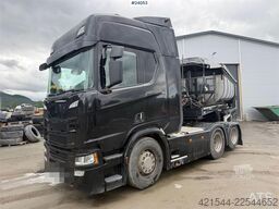 Scania R580 6x2 tractor unit w/ tipping hydraulics and ne