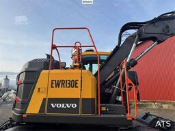 Volvo EWR130 Wheeled Excavator with Rototilt and 2 Bucke