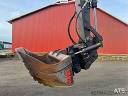 Volvo EWR130 Wheeled Excavator with Rototilt and 2 Bucke