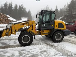 Günter Grossmann Ladowarka GG2500T telehandler with a bucket and l